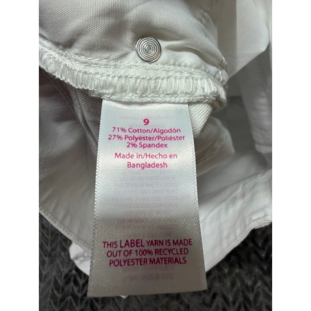 No Boundaries Womens White Cropped Skinny Jeans High Rise Size 9 NWT 0399 - Picture 3 of 5